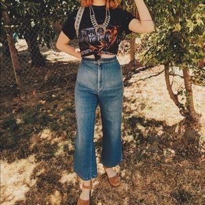 RARE Orange Tag Vintage Levis Denim 70s High Waist